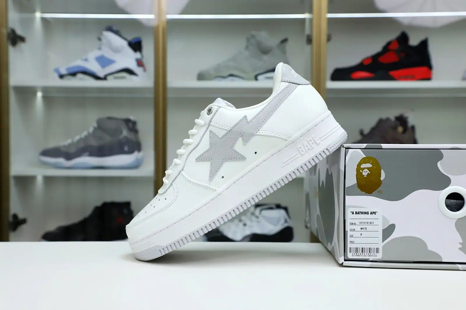 Kimikick BAPESTA 'WHITE' 0126