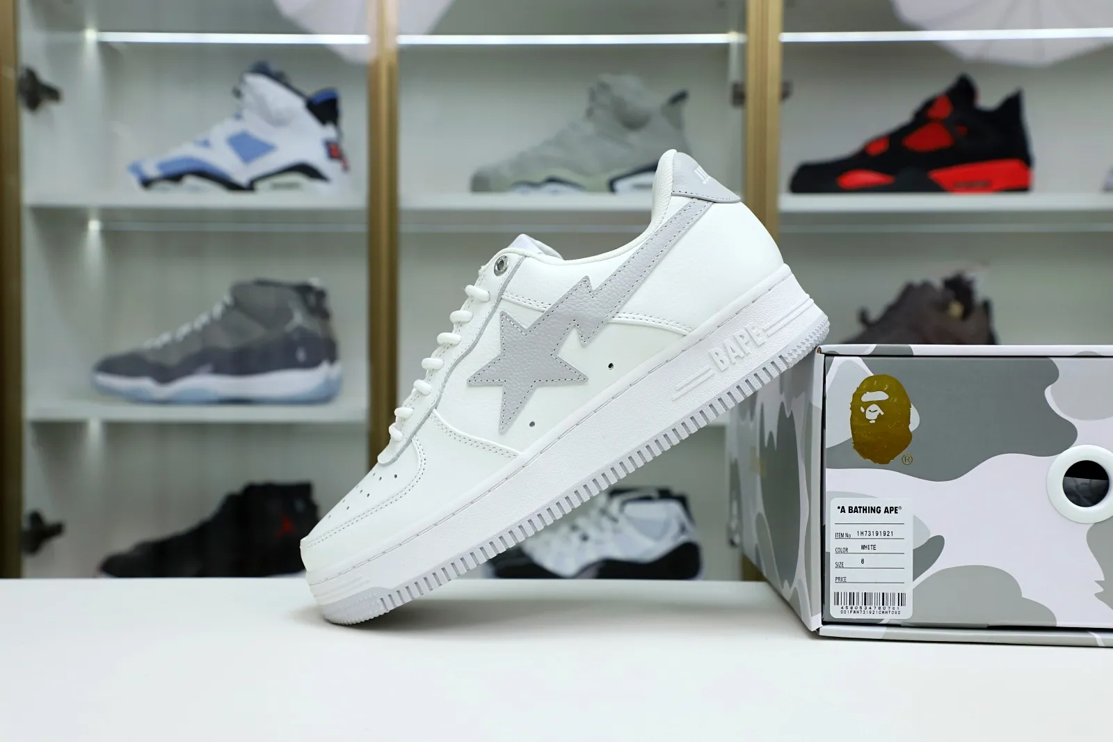 Kimikick BAPESTA 'WHITE' 0120