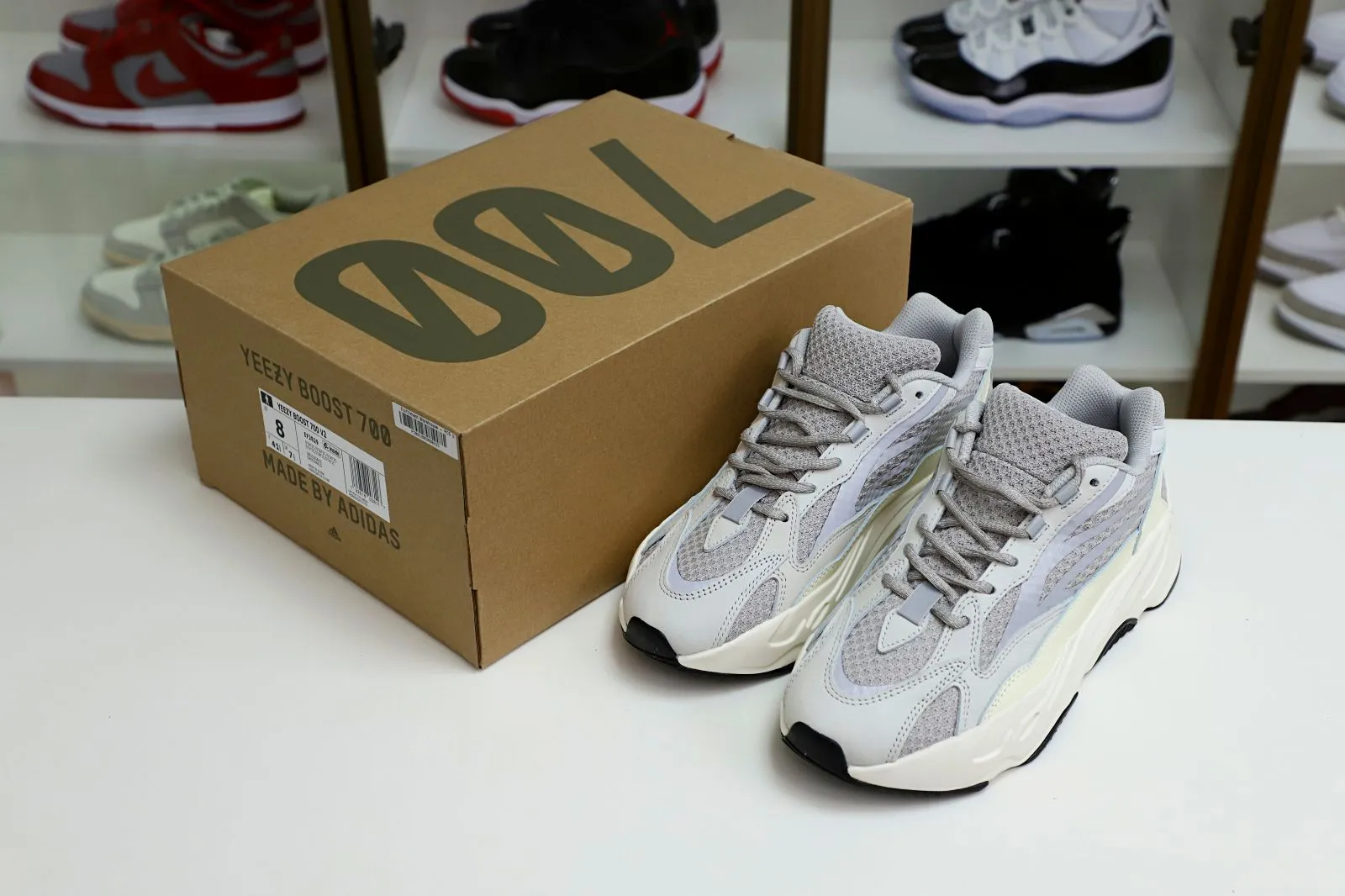 Cheap Kimi kick YEEZY BOOST 700 V2 'CREAM' 0114