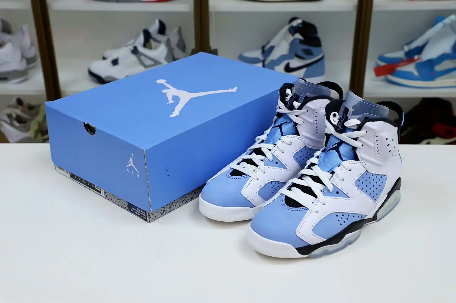 Kimikick AIR JORDAN 6 RETRO 'UNC HOME' 0123