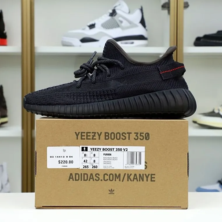 Kimi kick YEEZY BOOST 350 V2 'BLACK NON-REFLECTIVE' 0117