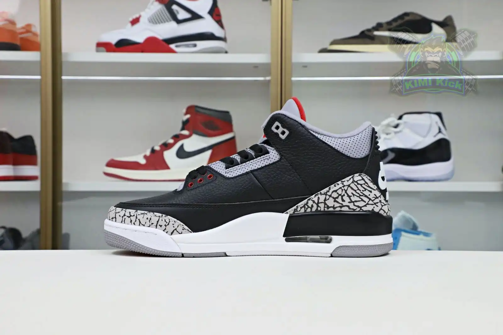 Kimikick Jordan Air Jordan 3 retro blackcement  2018（854262-001） 0127