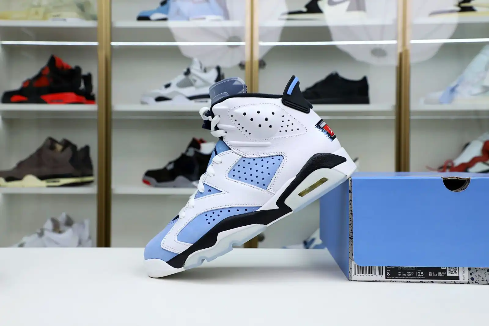 Kimikick AIR JORDAN 6 RETRO 'UNC HOME' 0123