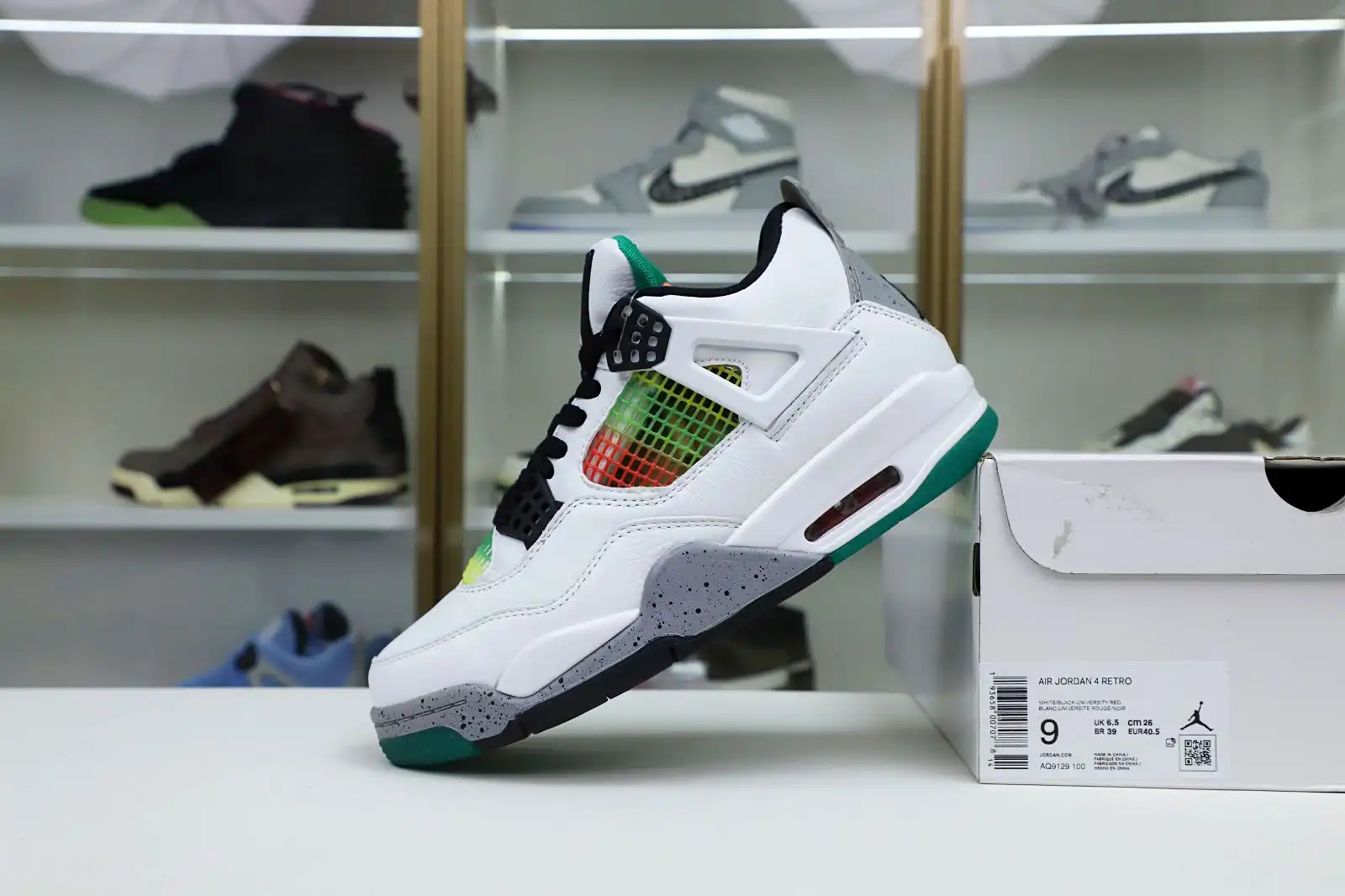 Kimikick WMNS AIR JORDAN 4 RETRO 'RAST 0127