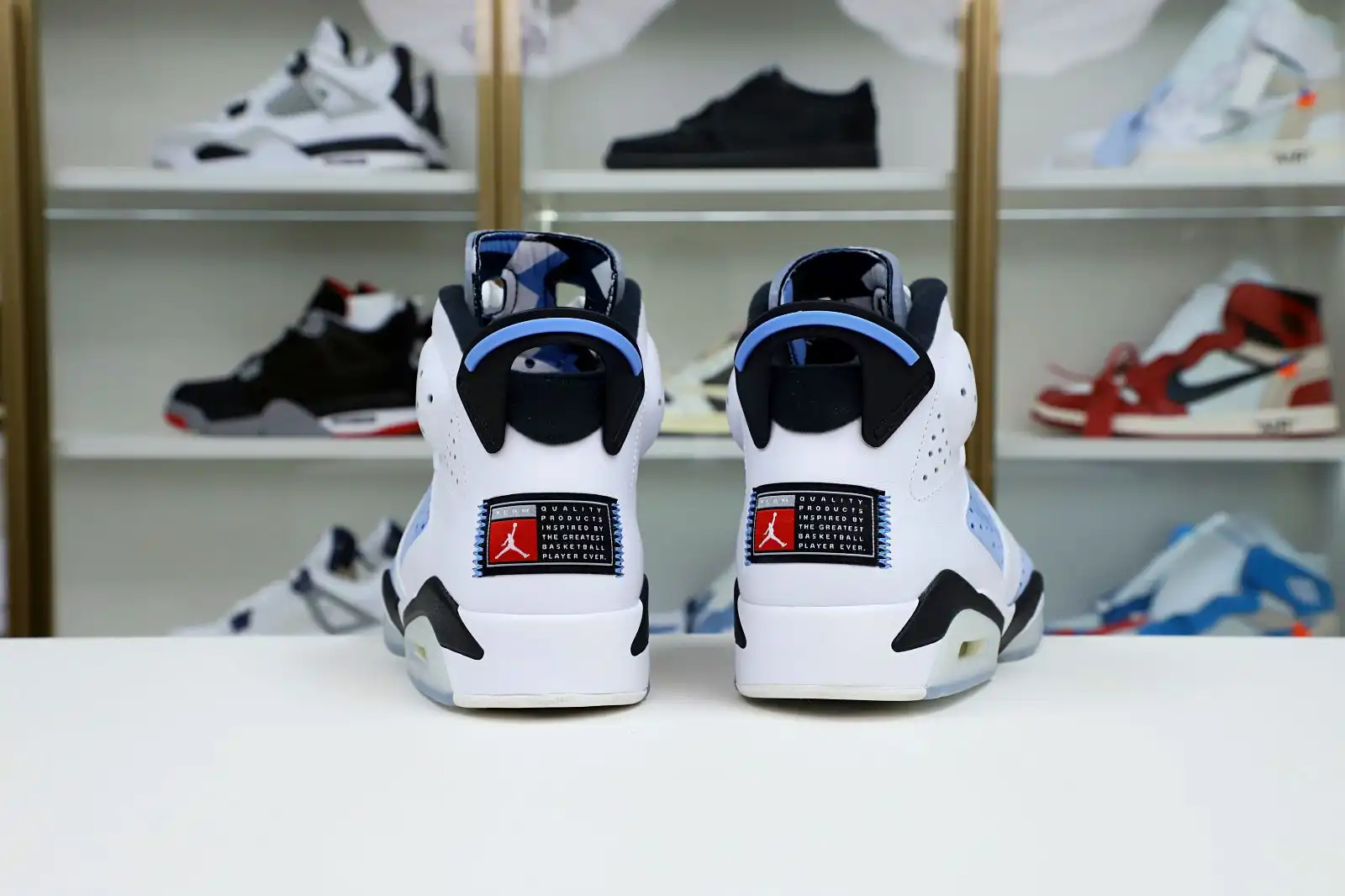 Kimikick AIR JORDAN 6 RETRO 'UNC HOME' 0123