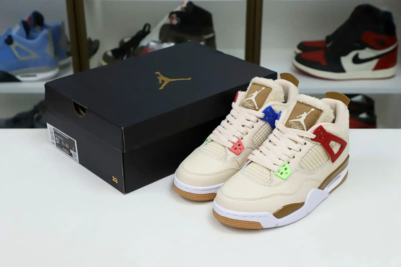 Kimikick AIR JORDAN 4 RETRO GS 'WILD THINGS' 0127