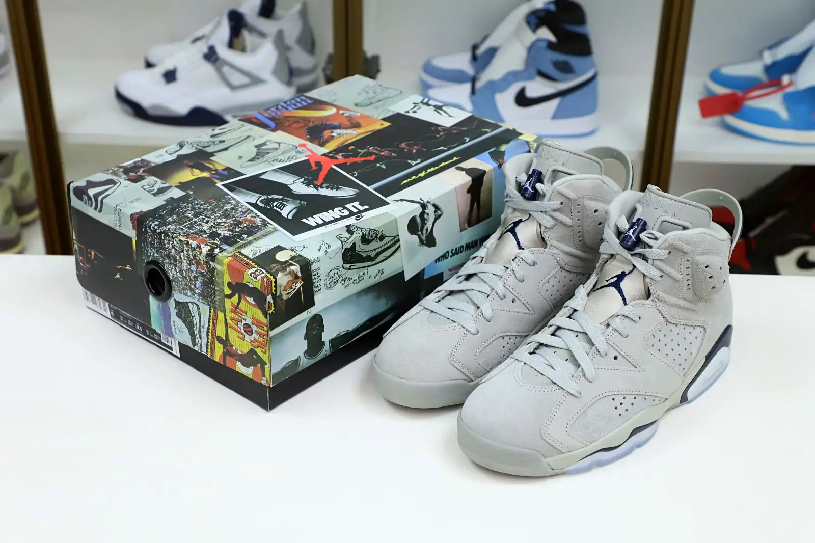 Kimikick AIR JORDAN 6 “GEORGETOWN” 0125