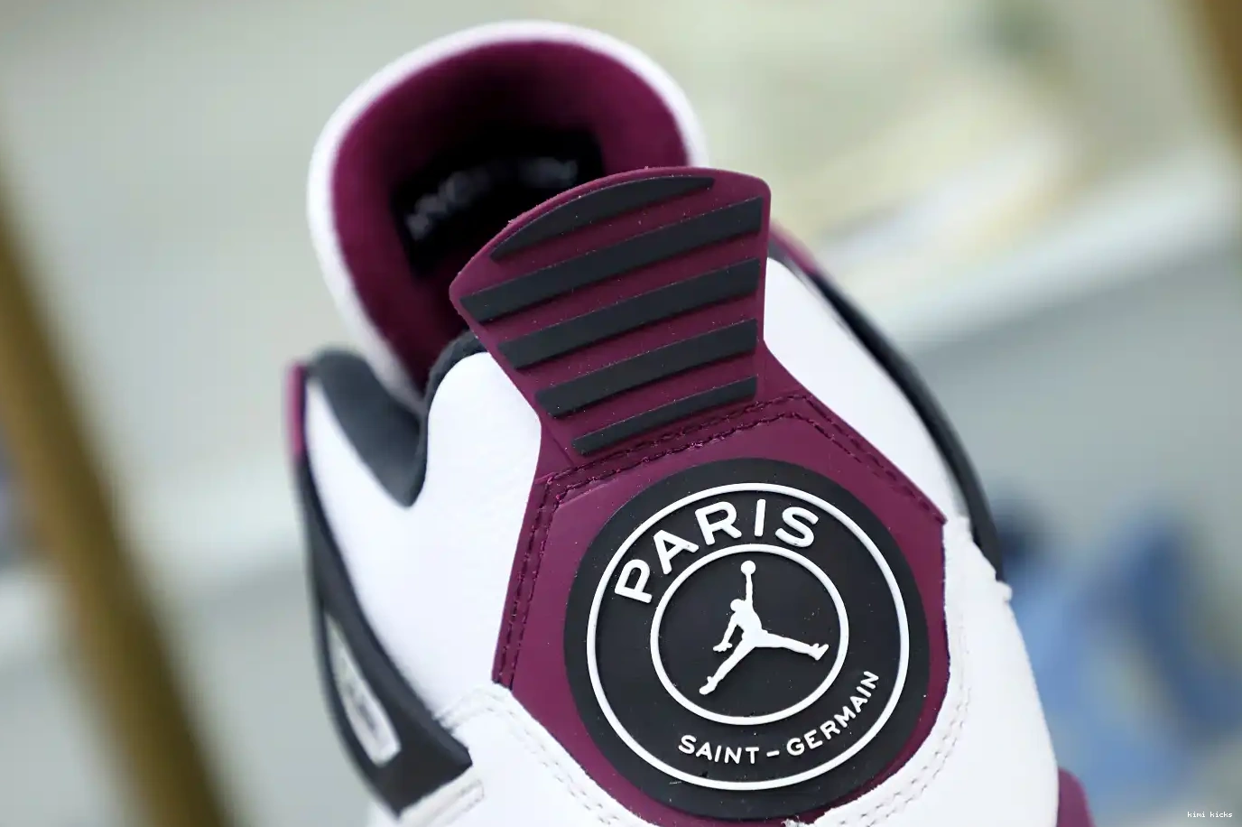 JORDAN PARIS AIR Kimikick RETRO X 'BORDEAUX' SAINT-GERMAIN JORDAN AIR 4 0211