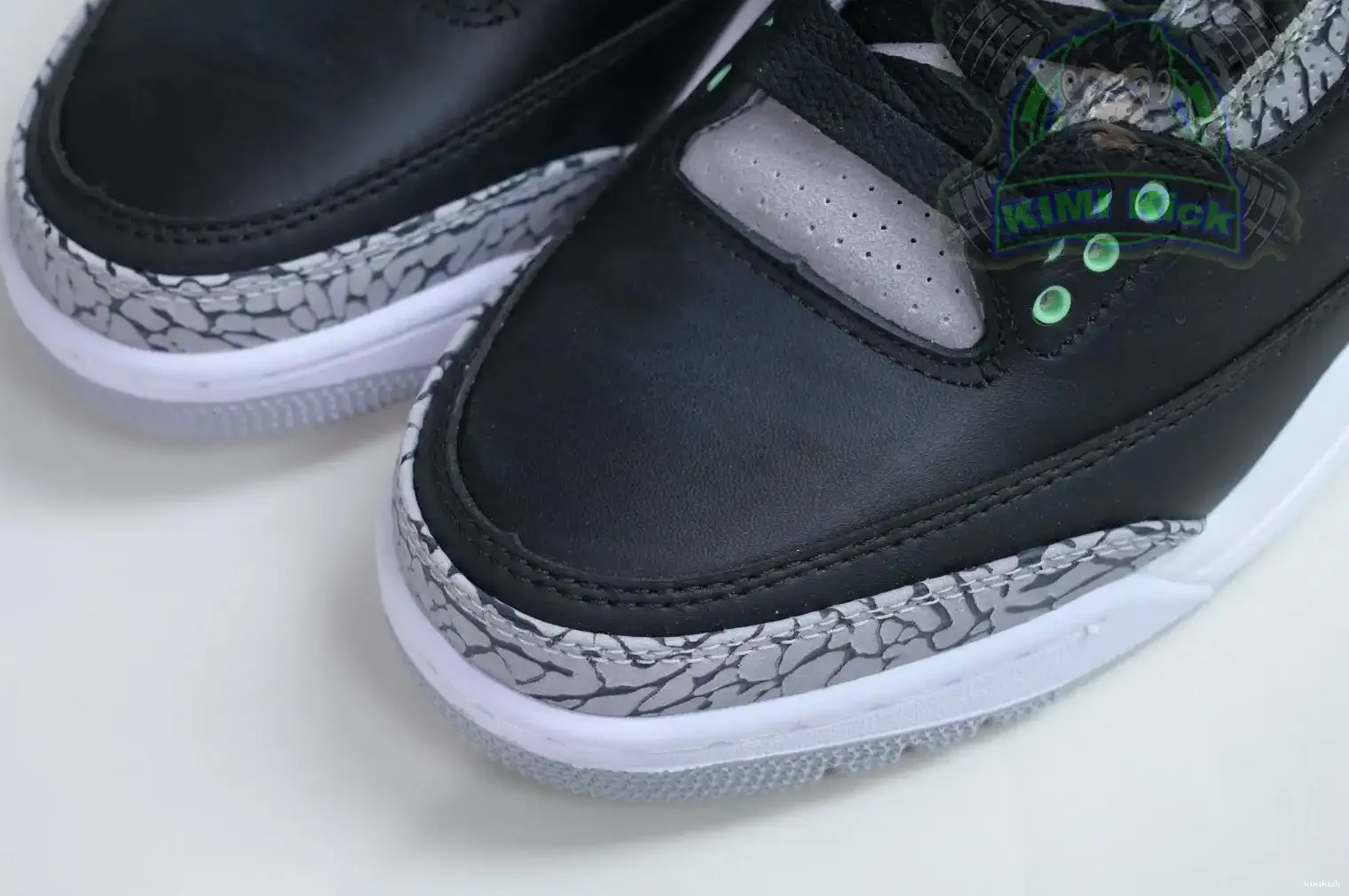 Glow Air Jordan 3 Green Kimikick 0207