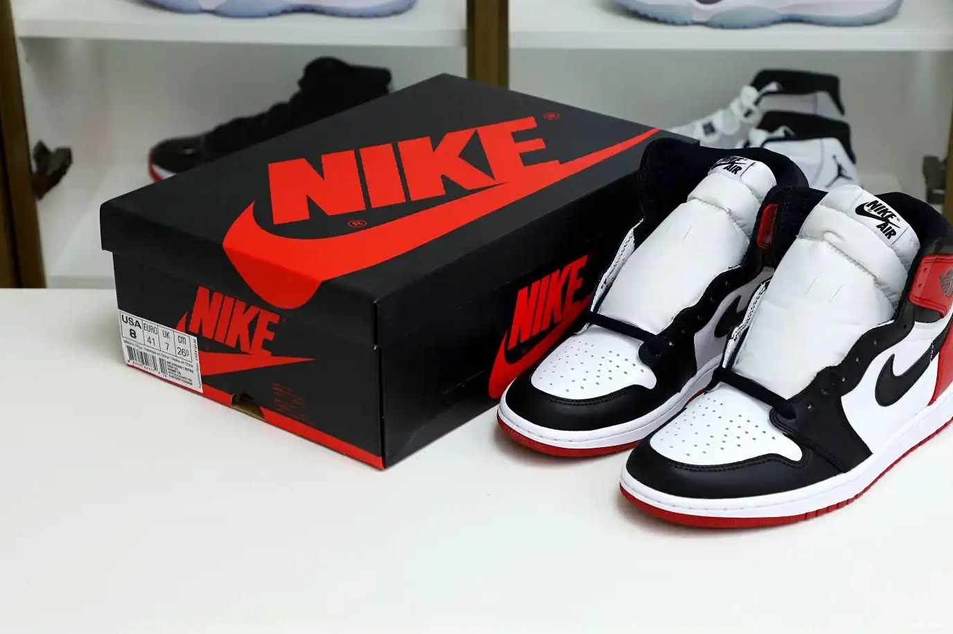 1 (2016) Kimikick Jordan Black Retro Air Toe 0211