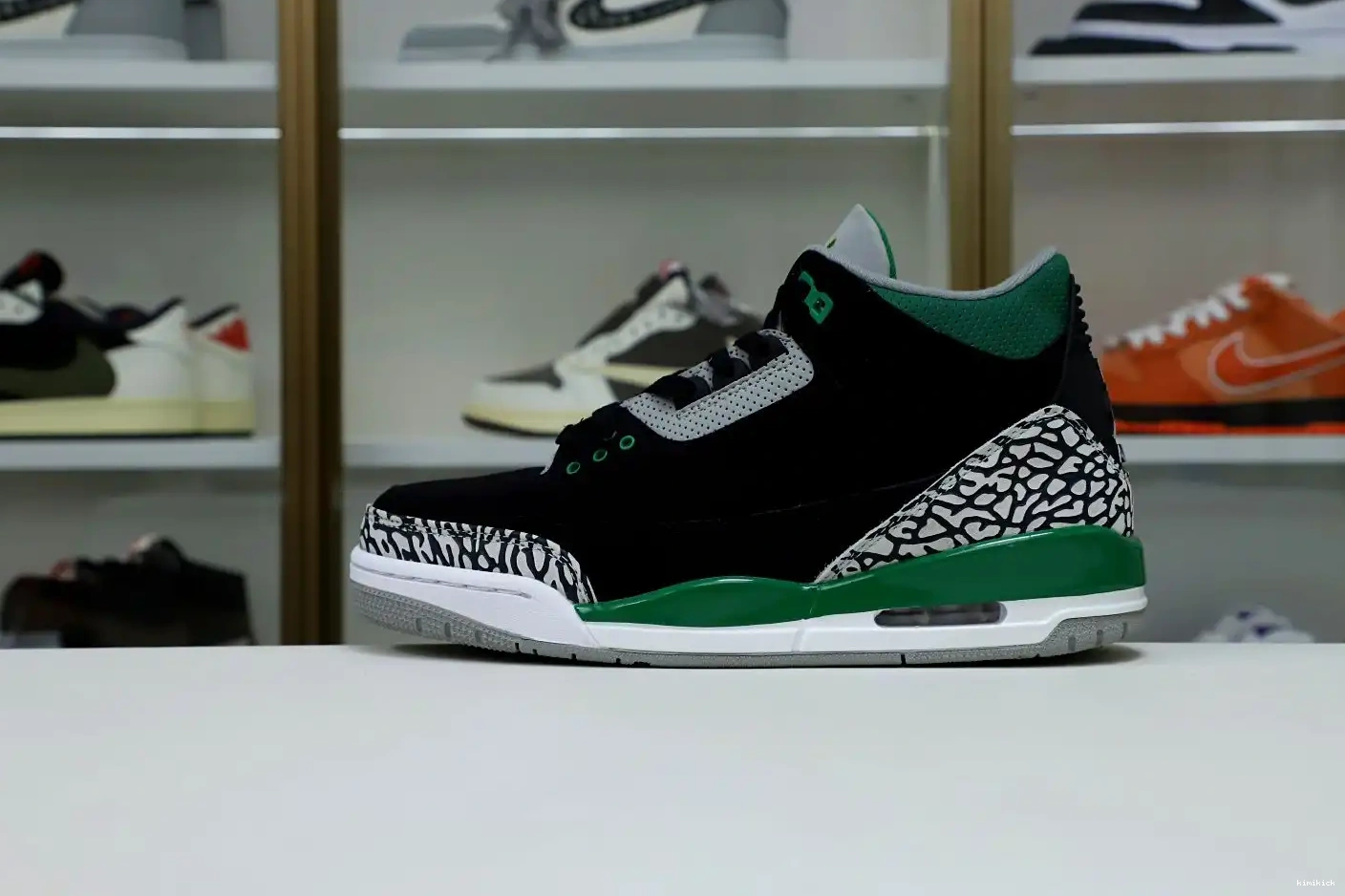 Kimikick JORDAN 3 PINE GREEN AIR 0222