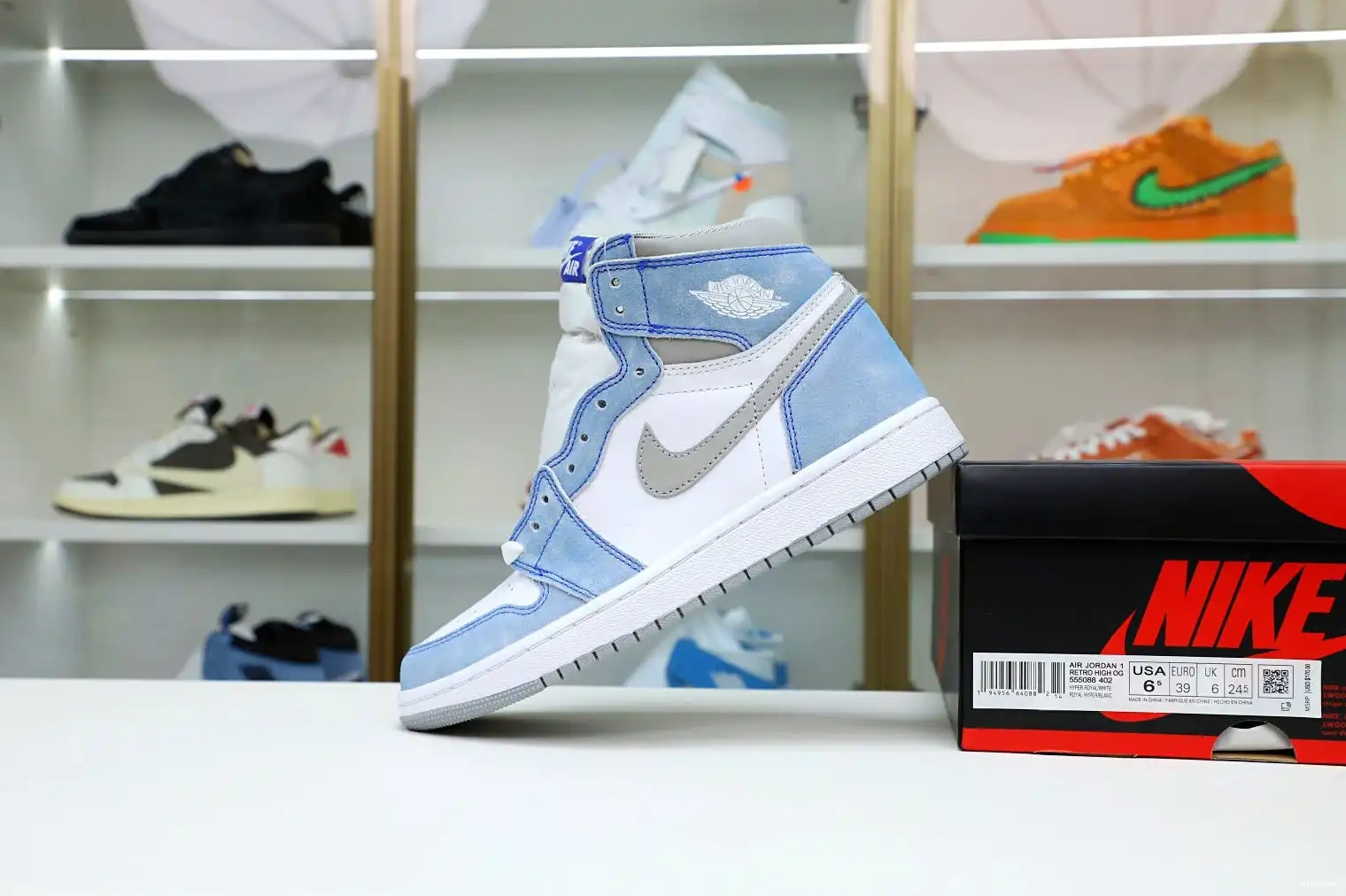 Kimikick RETRO 'HYPER AIR JORDAN ROYAL' 1 OG HIGH 0219