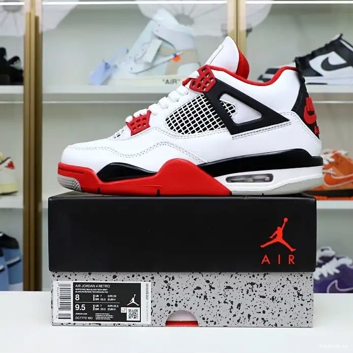 RED' Kimikick RETRO 'FIRE JORDAN 4 AIR 2012 0221