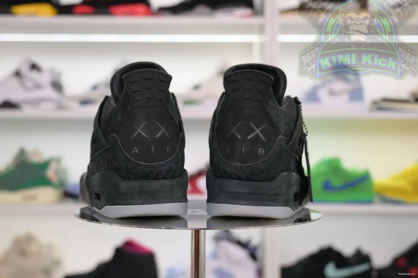 Jordan kaws Kimikick Air Jordan black 4 0212