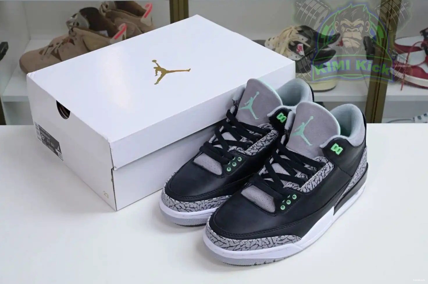 Air Green Glow Kimikick 3 Jordan 0222