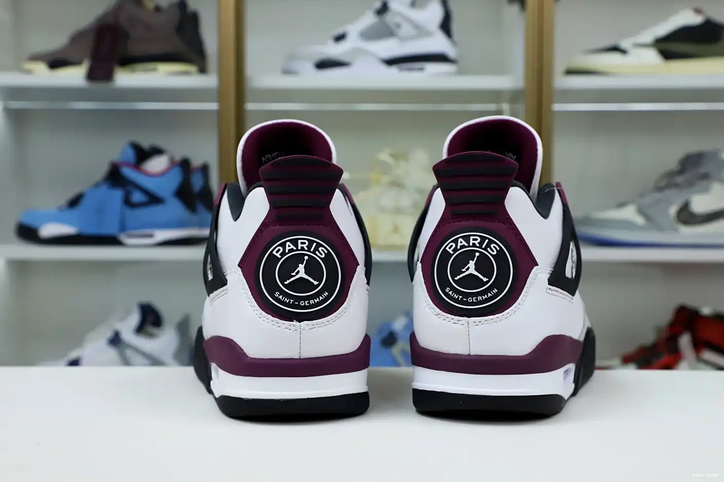 JORDAN PARIS AIR Kimikick RETRO X 'BORDEAUX' SAINT-GERMAIN JORDAN AIR 4 0211