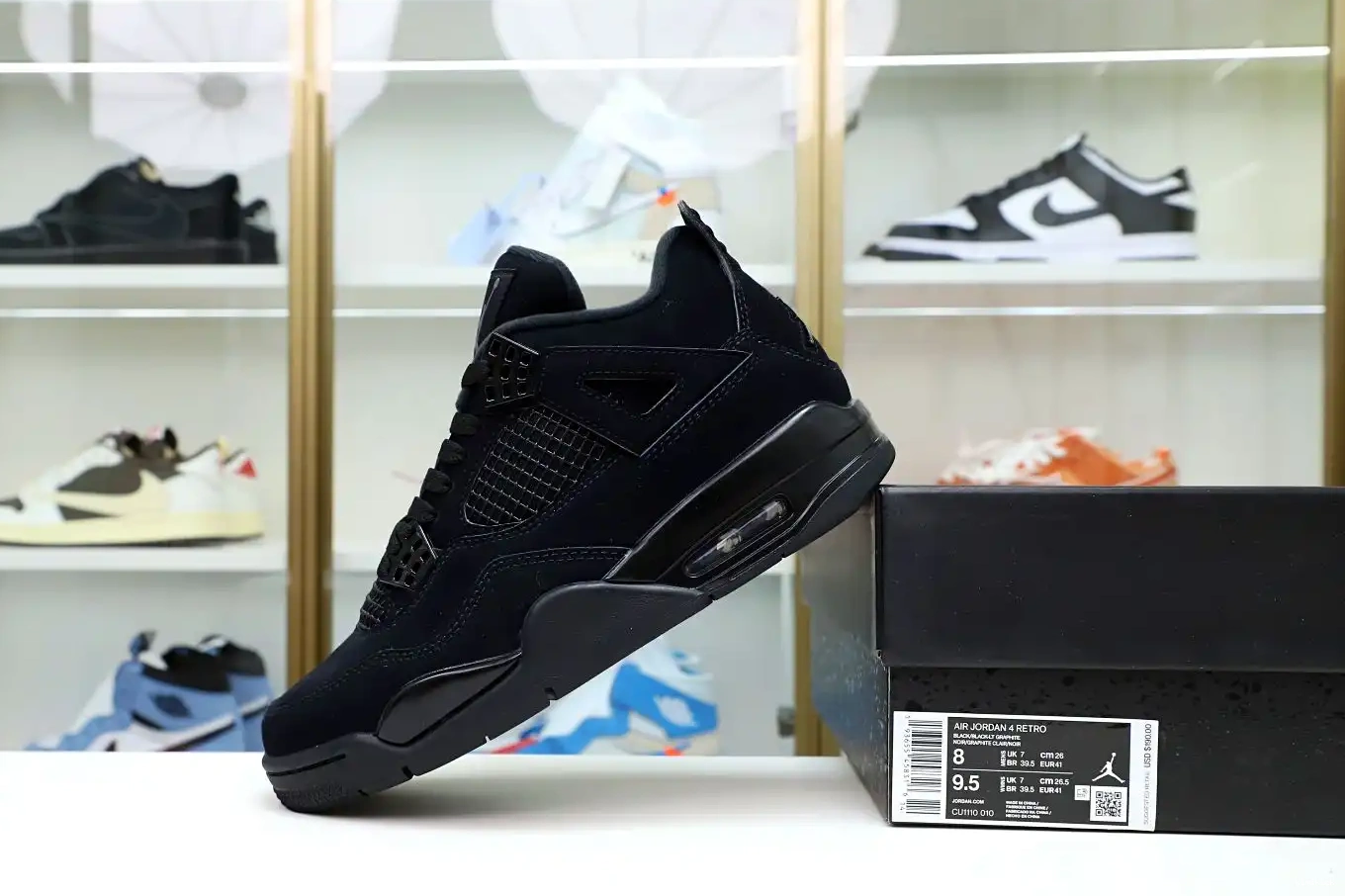 'BLACK CAT' AIR 2020 JORDAN Kimikick RETRO 4 0225