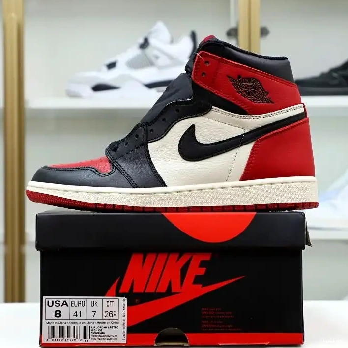 JORDAN HIGH OG 1 AIR RETRO TOE' Kimikick 'BRED 0210