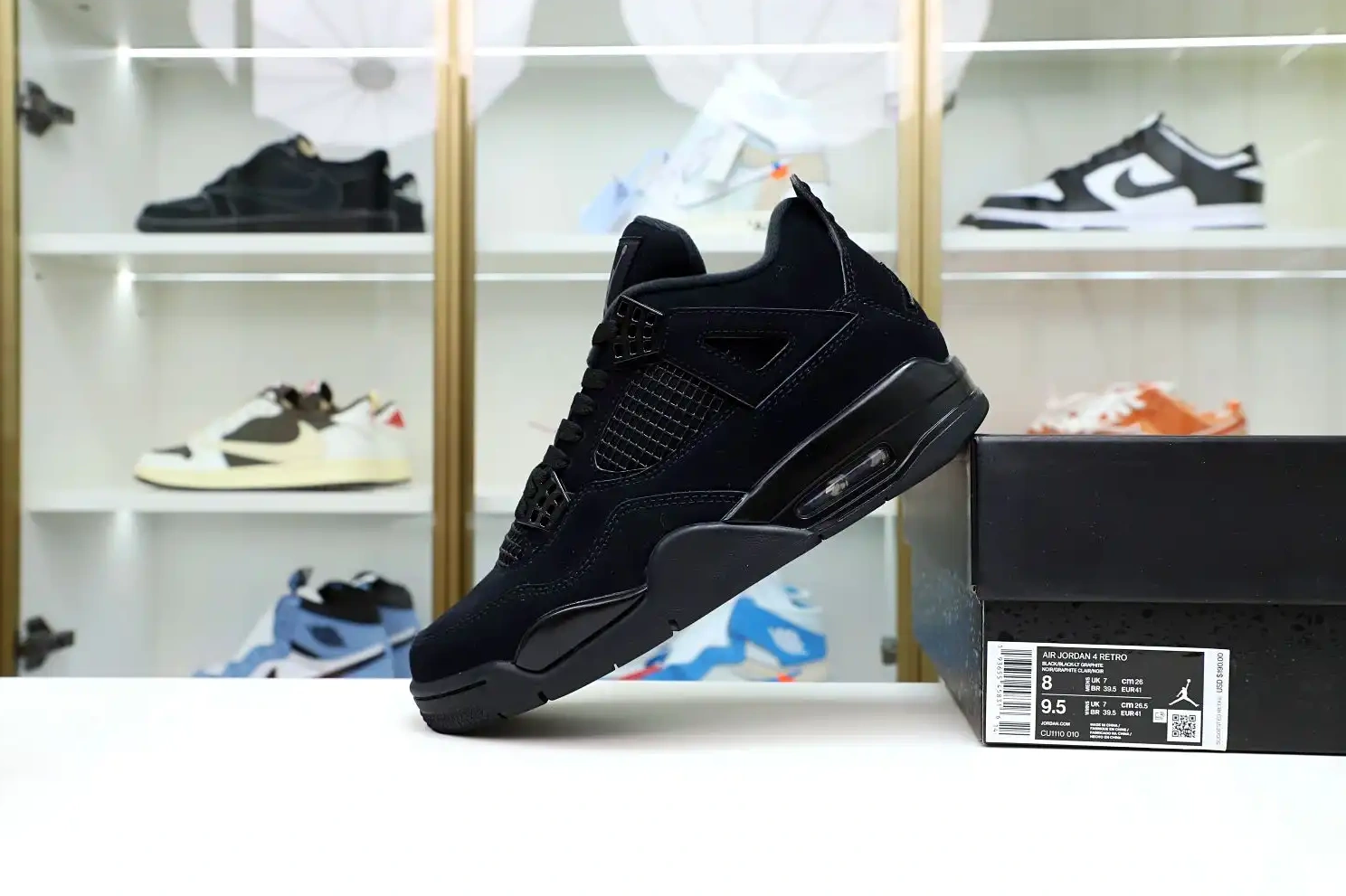 RETRO JORDAN AIR CAT' 4 Kimikick 'BLACK 2020 0215