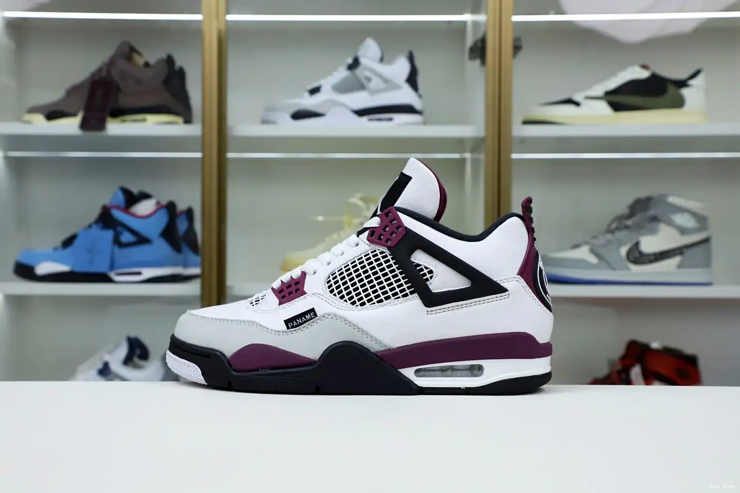 JORDAN PARIS AIR Kimikick RETRO X 'BORDEAUX' SAINT-GERMAIN JORDAN AIR 4 0211