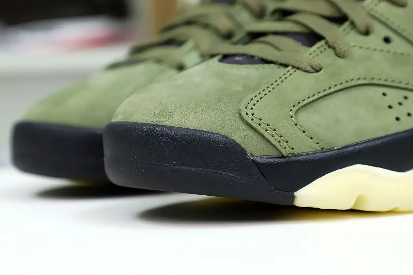 'OLIVE' RETRO Kimikick 6 JORDAN TRAVIS AIR SCOTT X 0210