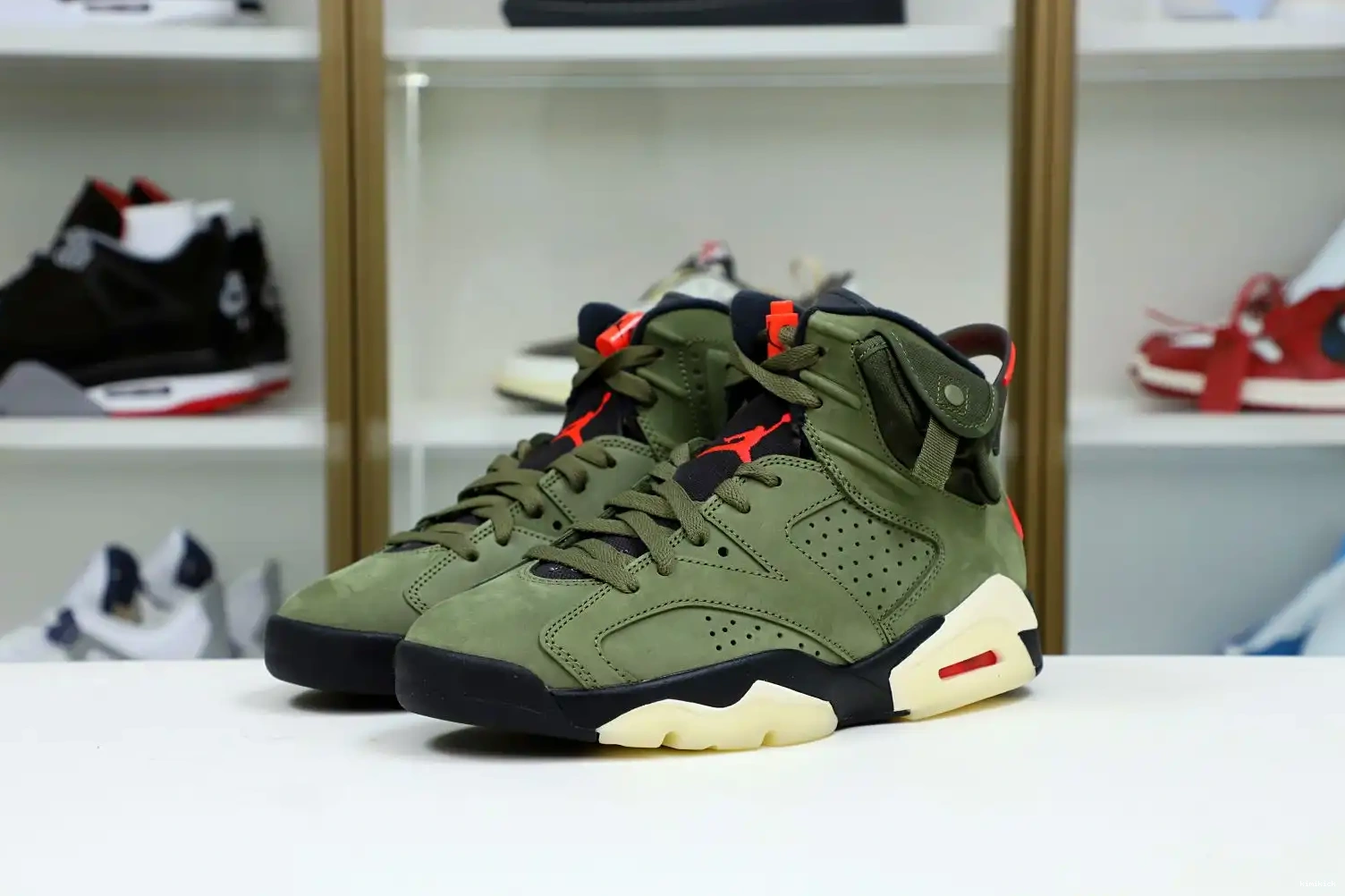 'OLIVE' RETRO Kimikick 6 JORDAN TRAVIS AIR SCOTT X 0210