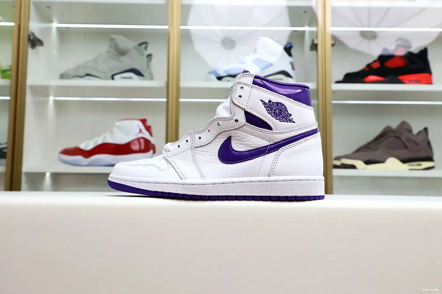 Purple High Air 1 Jordan Kimikick Court OG 0210