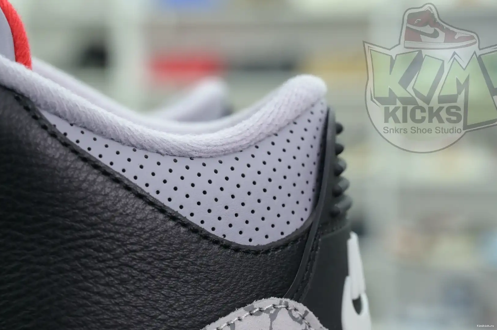 Jordan Cement Reimagined” Air 3“Black Kimikick 0213