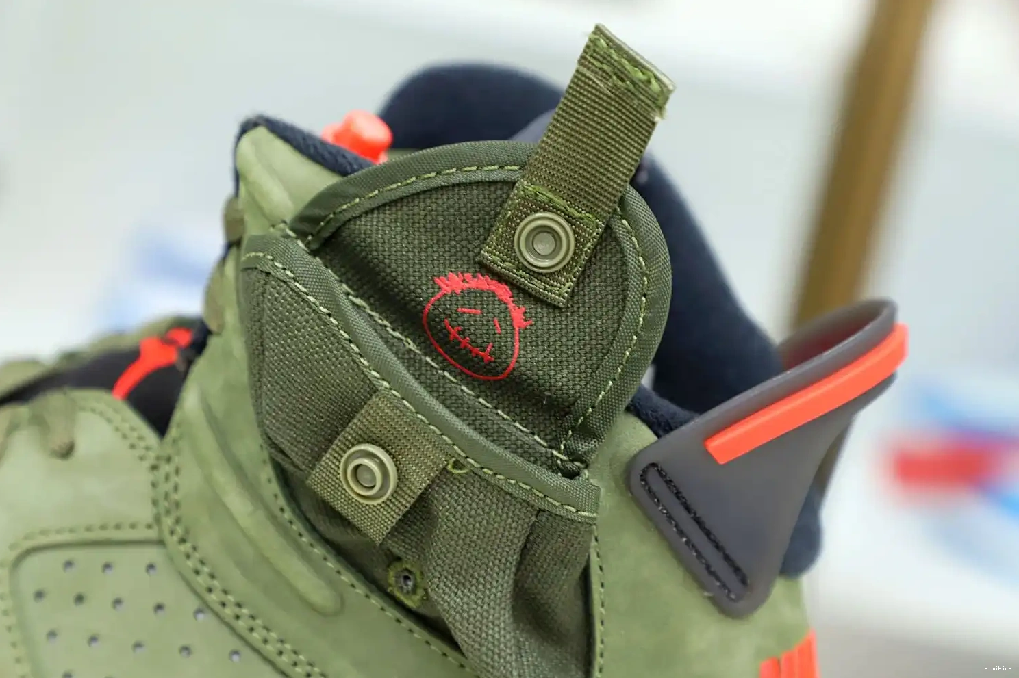 RETRO X JORDAN 'OLIVE' 6 AIR SCOTT TRAVIS Kimikick 0216