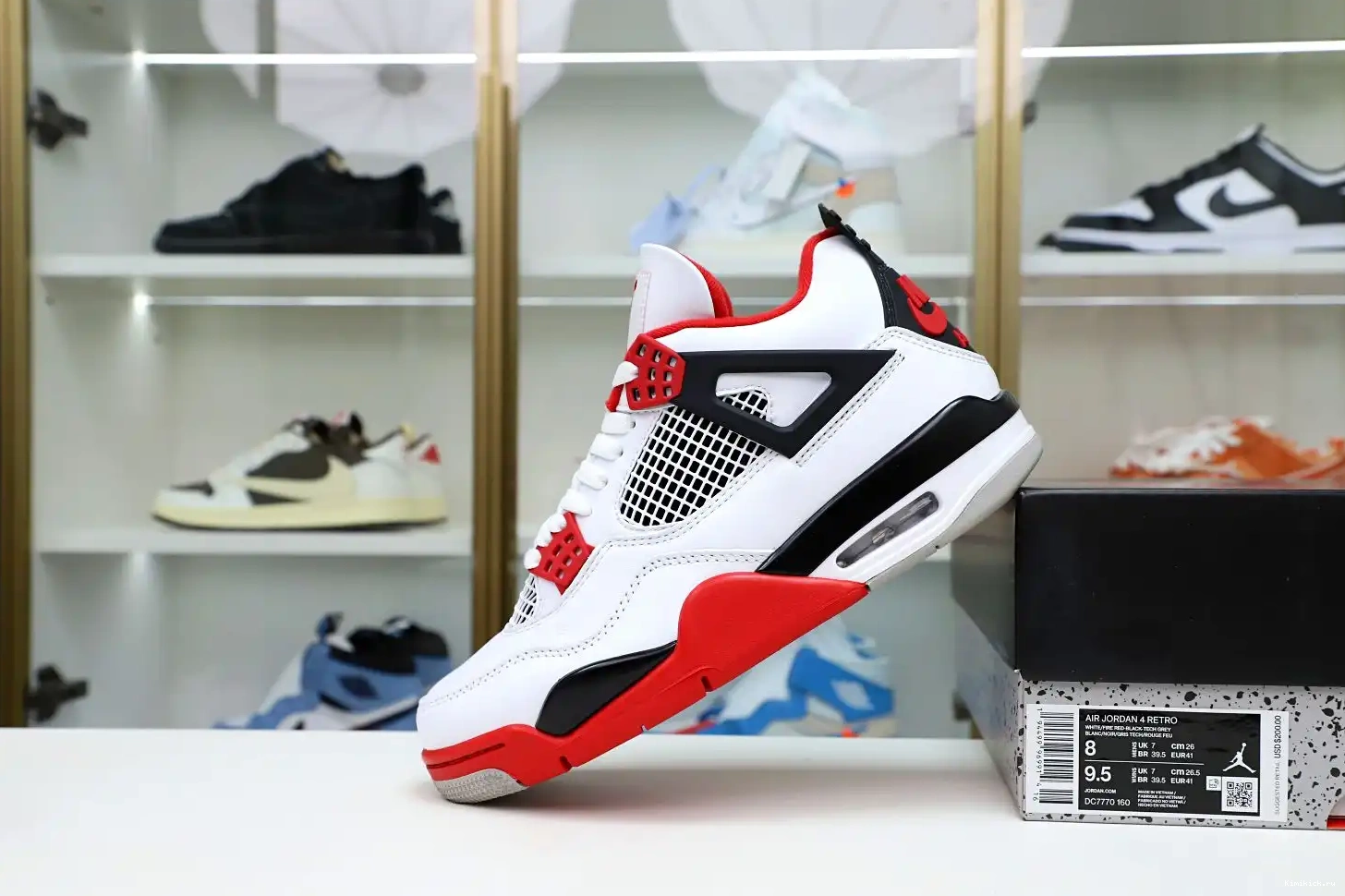 RED' Kimikick RETRO 'FIRE JORDAN 4 AIR 2012 0221