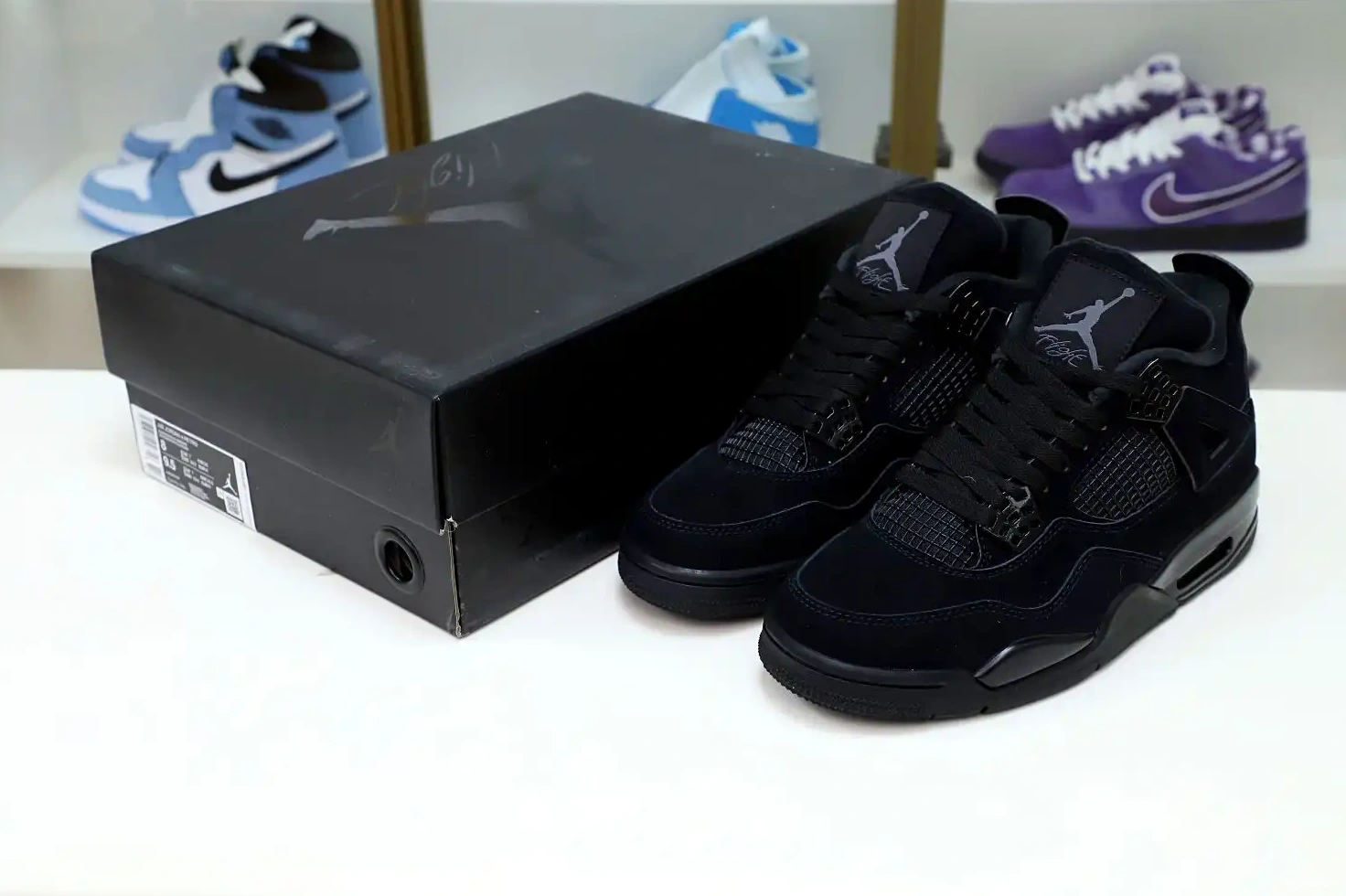 RETRO JORDAN AIR CAT' 4 Kimikick 'BLACK 2020 0215