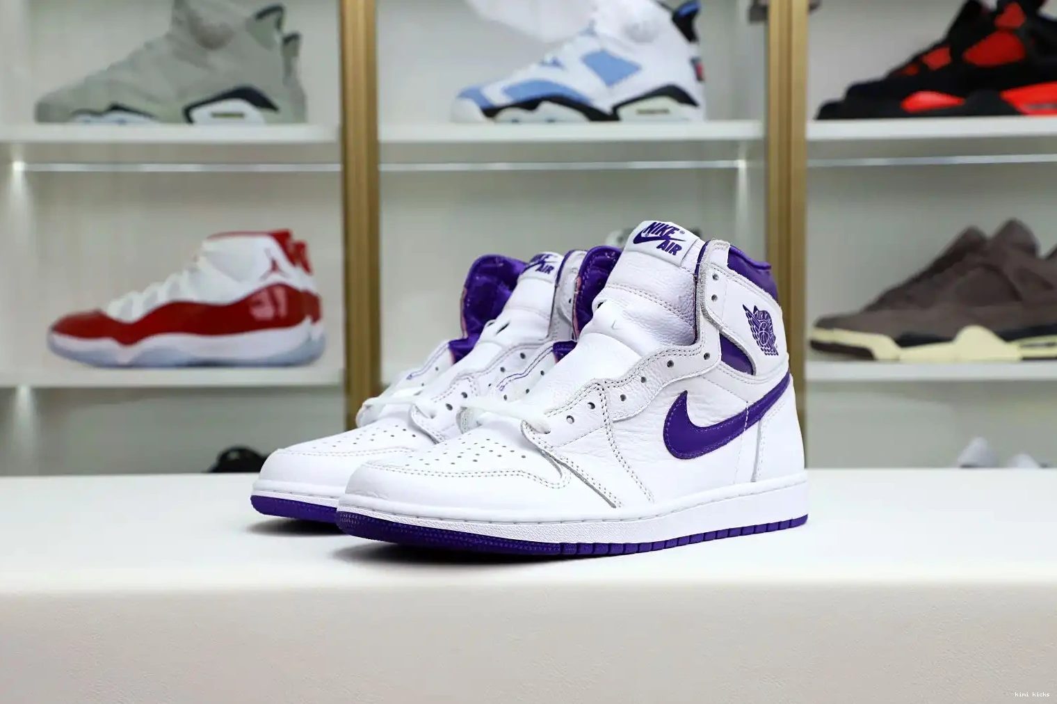 Purple High Air 1 Jordan Kimikick Court OG 0210