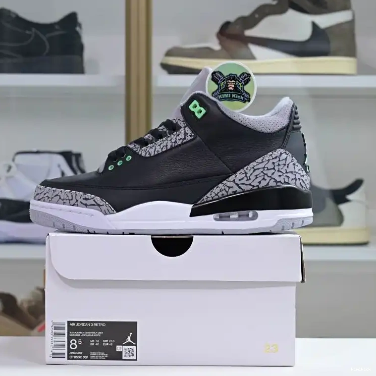 Air Green Glow Kimikick 3 Jordan 0222