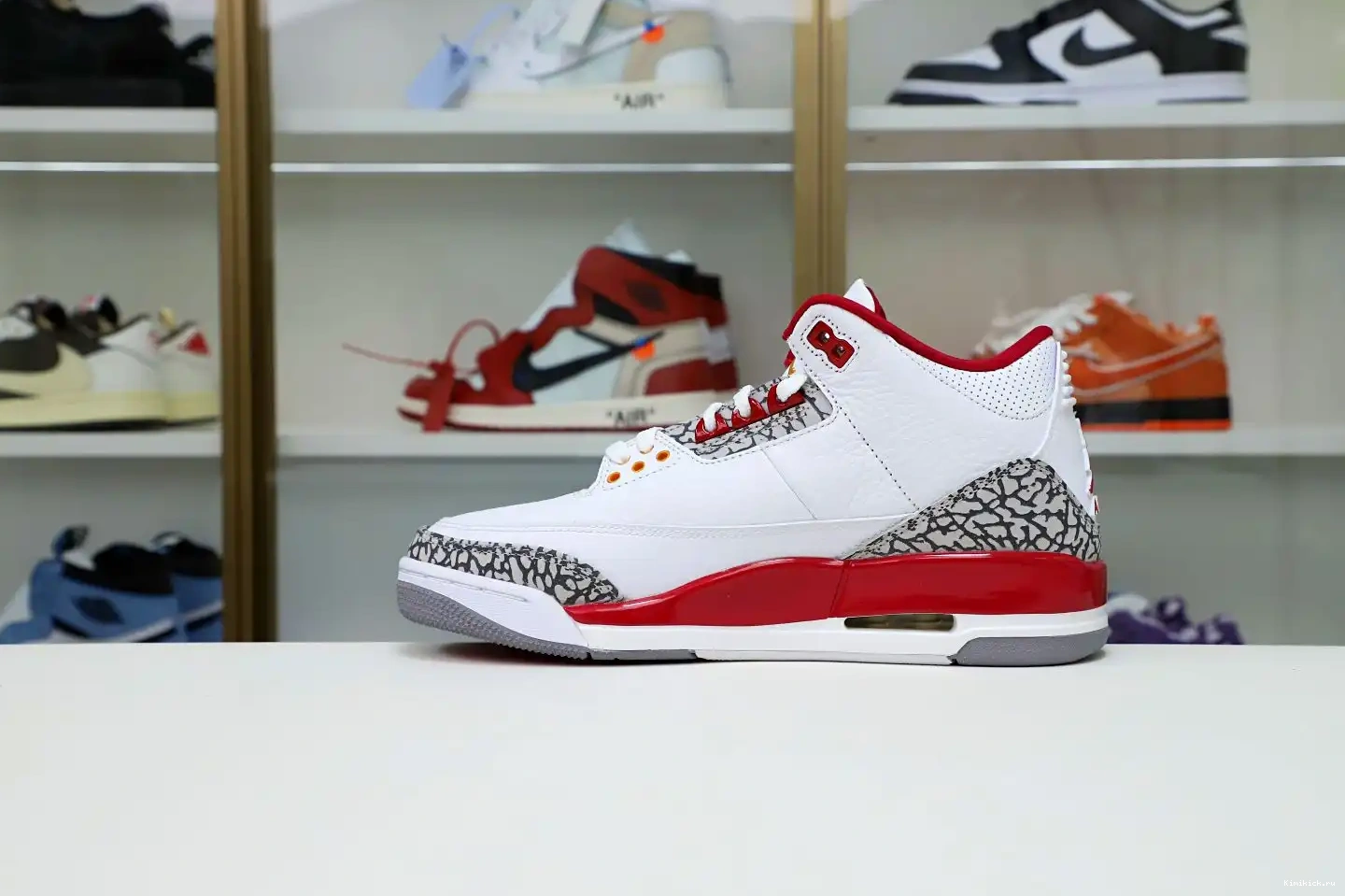 Jordan Retro 3 Air  Kimikick Cardinal Red(CT8532-126） 0221