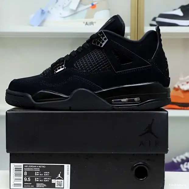 AIR 4 RETRO 2020 Kimikick JORDAN 'BLACK CAT' 0212