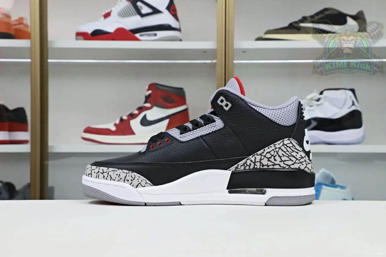 Jordan  Jordan 3 Air retro Kimikick 2018（854262-001） blackcement 0214