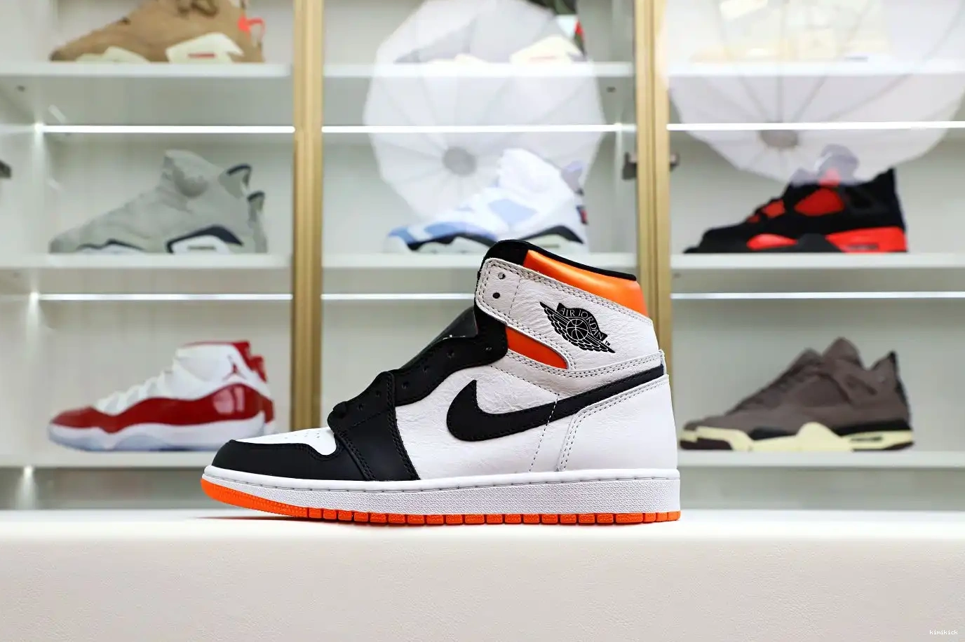 Air Retro 1 OG Electro Kimikick Jordan Orange' High 0214