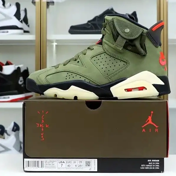 'OLIVE' RETRO Kimikick 6 JORDAN TRAVIS AIR SCOTT X 0210