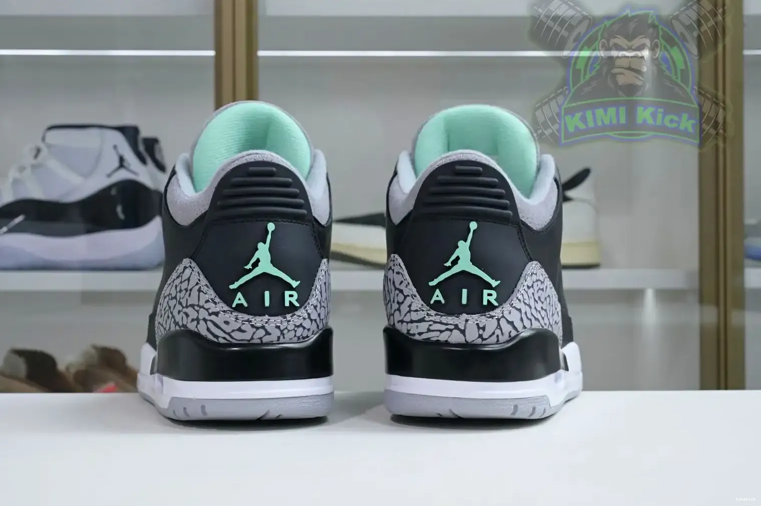 Glow Air Jordan 3 Green Kimikick 0207