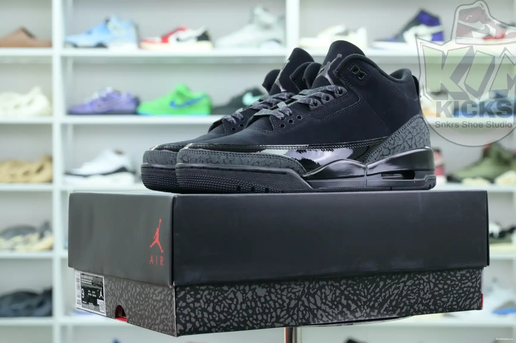 Air Jordan3“Black Cat” Kimikick Jordan 0226