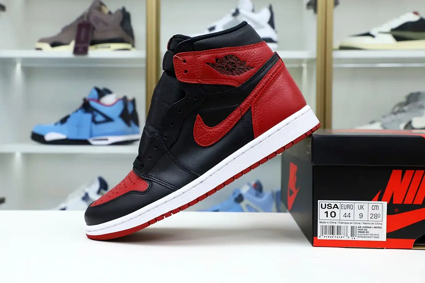 OG 1 RETRO 'BRED' HIGH Kimikick JORDAN AIR 0226