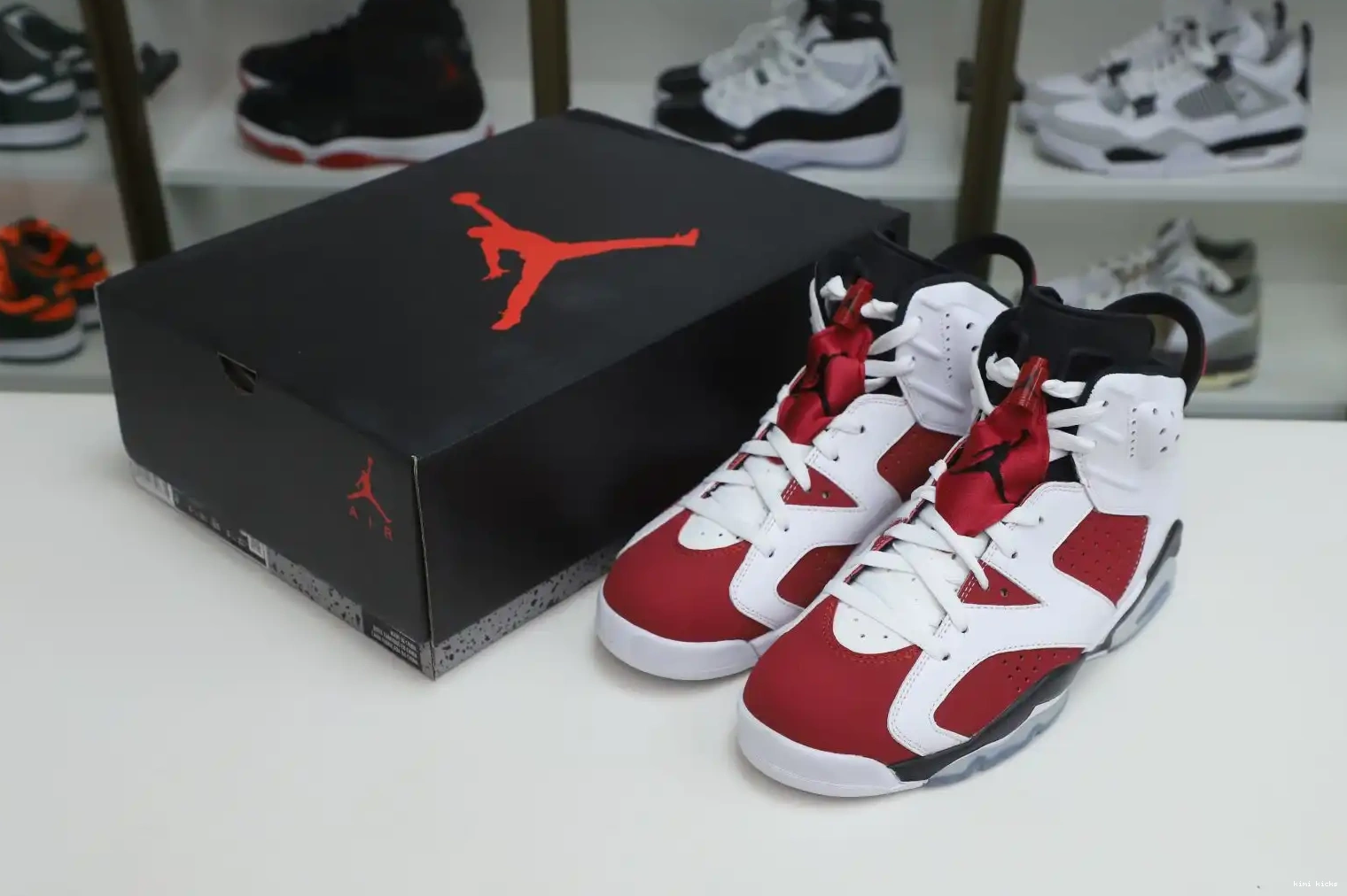 OG AIR 2021 RETRO JORDAN Kimikick 'CARMINE' 6 0209