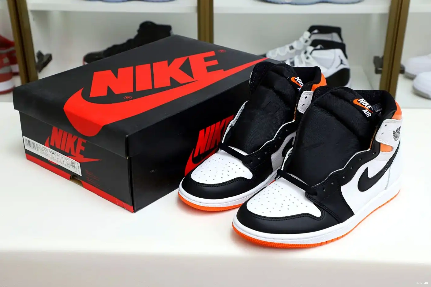 Air Retro 1 OG Electro Kimikick Jordan Orange' High 0214