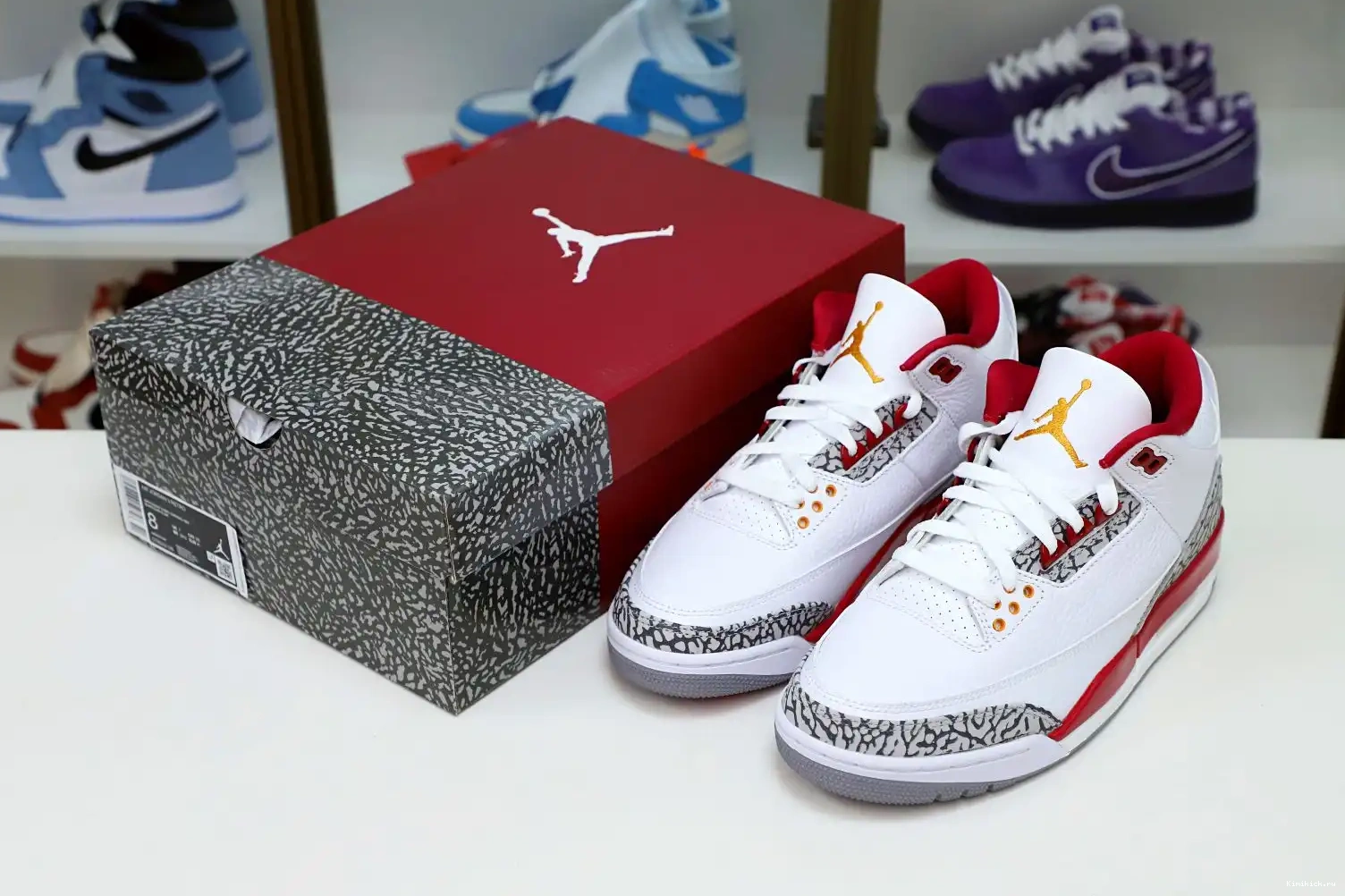 Jordan Retro 3 Air  Kimikick Cardinal Red(CT8532-126） 0221