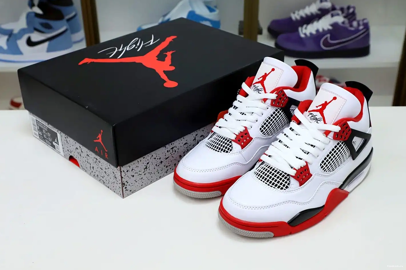 RED' Kimikick RETRO 'FIRE JORDAN 4 AIR 2012 0221