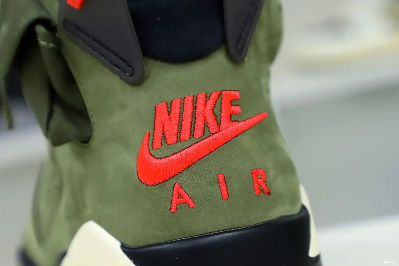 RETRO X JORDAN 'OLIVE' 6 AIR SCOTT TRAVIS Kimikick 0216