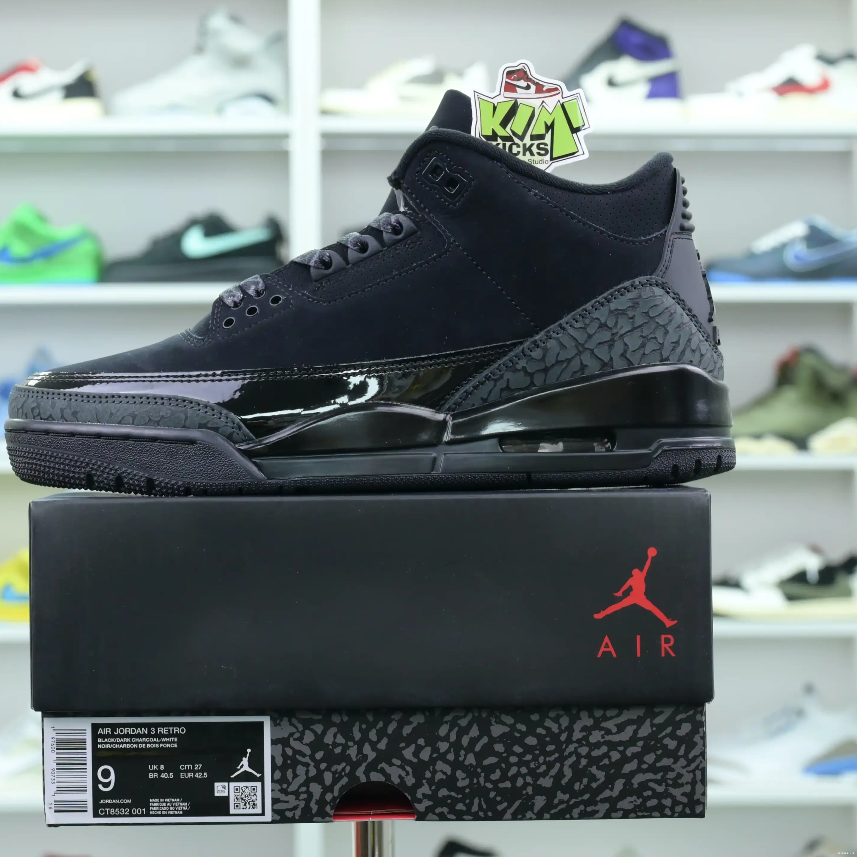 Kimikick Jordan3“Black Air Cat” Jordan 0213