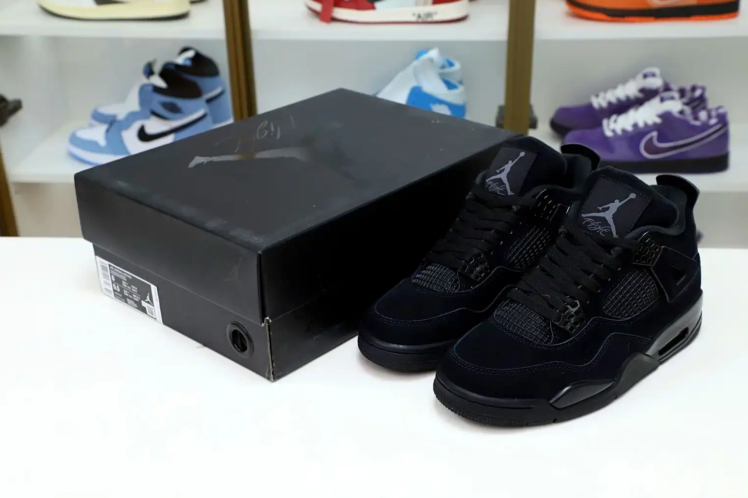 AIR 4 RETRO 2020 Kimikick JORDAN 'BLACK CAT' 0212