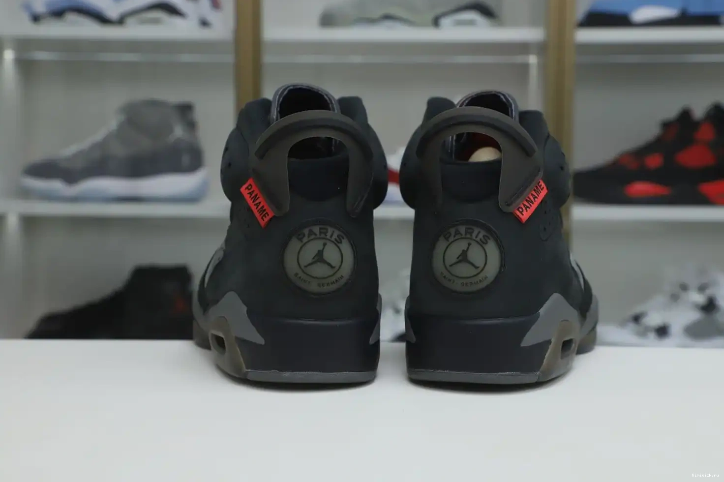 X JORDAN 6 SAINT-GERMAIN 'IRON AIR GREY' RETRO Kimikick PARIS 0318