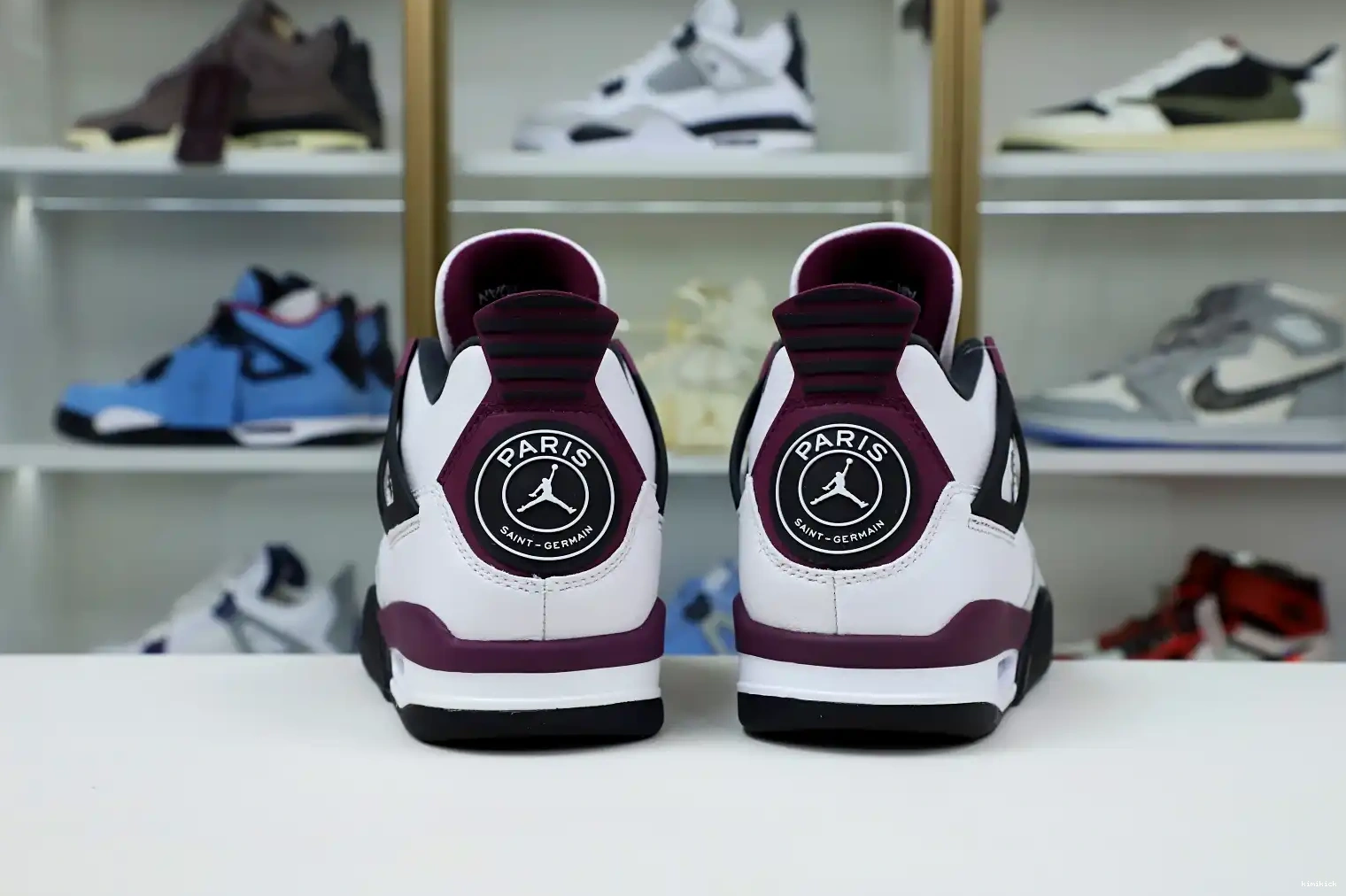 PARIS X RETRO SAINT-GERMAIN Kimikick 'BORDEAUX' AIR JORDAN JORDAN 4 AIR 0316